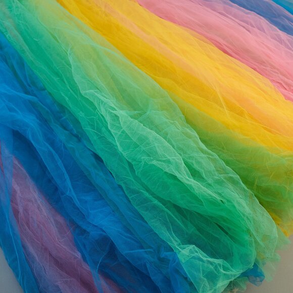 J CREW RAINBOW TULLE MAXI SKIRT - Picture 2 of 7